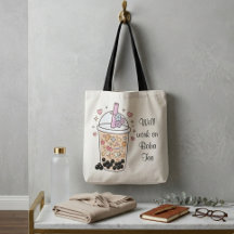 delicacy poise look bubble tea style custom name