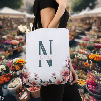 Bolsa Tote Delicar Floral Personalizável