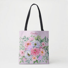 Bolsa Tote Delicate Summer Garden Party Floral