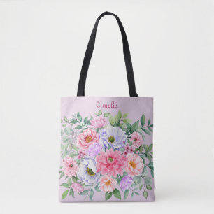 Bolsa Tote Delicate Summer Garden Party Floral