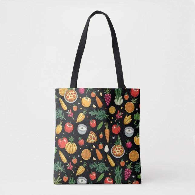 Bolsa Tote Delicious Food Fiesta | Vibrant Culinary (Frente)
