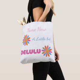 Bolsa Tote Delulu Personalizado, Presente de Aniversário Engr