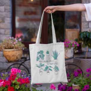 Bolsa Tote Demasiadas Plantas Saco
