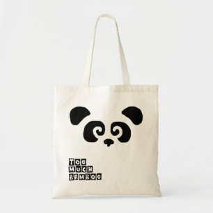 Bolsa Tote Demasiado bambu! Saco da panda