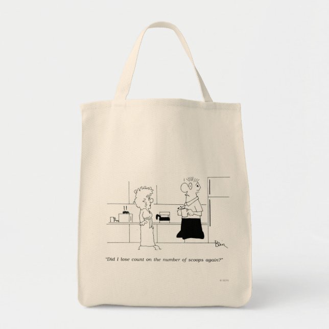 Bolsa Tote Demasiado café (Frente)