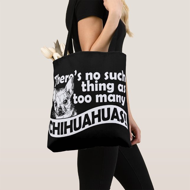 Bolsa Tote Demasiado Chihuahuas (Criador carregado)