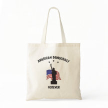 Democracia Americana para Sempre com Bandeira