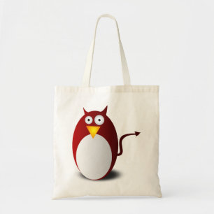 Bolsa Tote Demônio do Mau demônio do diabo do Tux Ubuntu do
