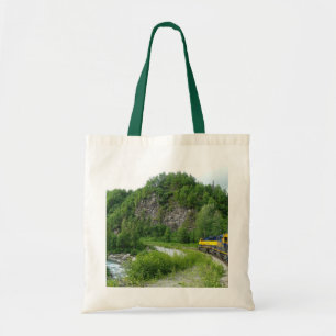 Bolsa Tote Denali Express Trem de Férias Fotografia no Alasca
