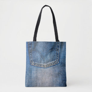 Bolsa Tote Denim azul