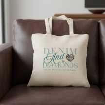 Denim e Diamantes - Design de solteira Ocidental