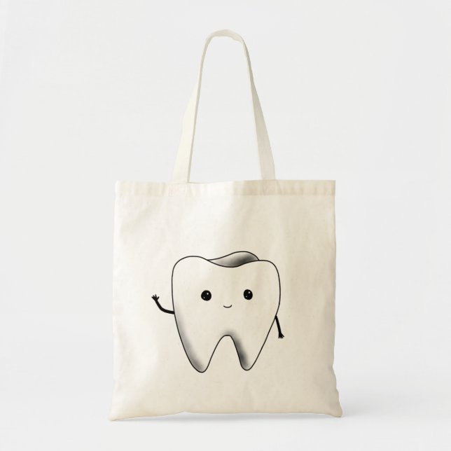 Bolsa Tote Dente doce procurando por doçura (Frente)