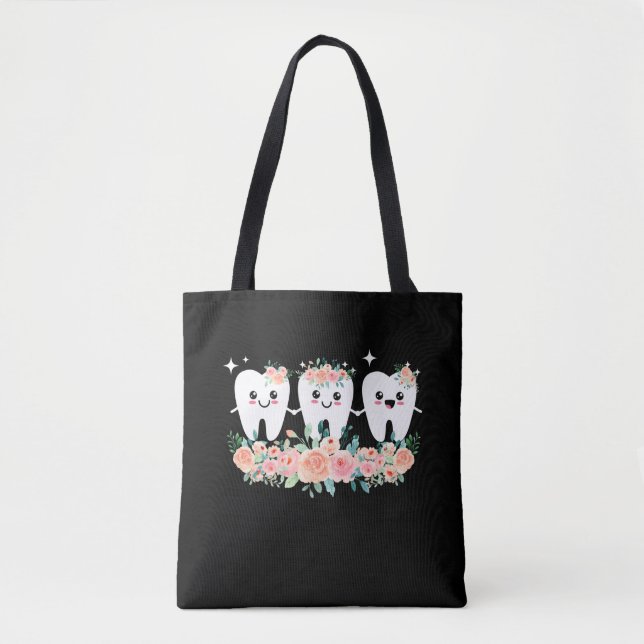 Bolsa Tote Dentista Dental Assistant Dente Dente Higienista O (Frente)