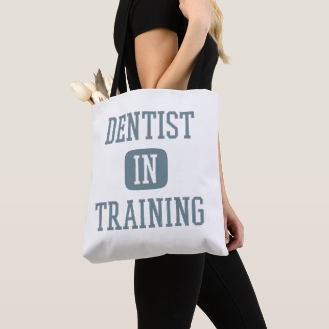 Bolsa Tote Dentista no Treinamento Futuro Estudante Dentista  (Close Up)