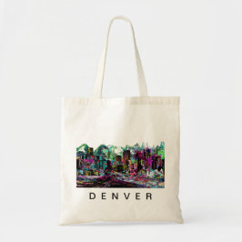 Bolsa Tote Denver, Colorado em grafite