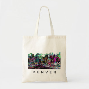 Bolsa Tote Denver, Colorado em grafite