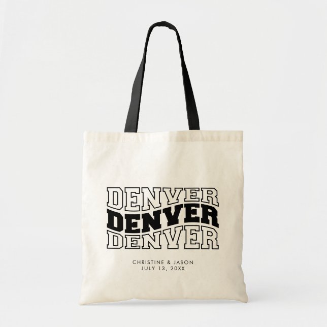 Bolsa Tote Denver Wedding Welcome (Frente)