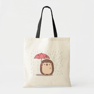 Bolsa tote deouriço-cacheiro triste com guarda-chu