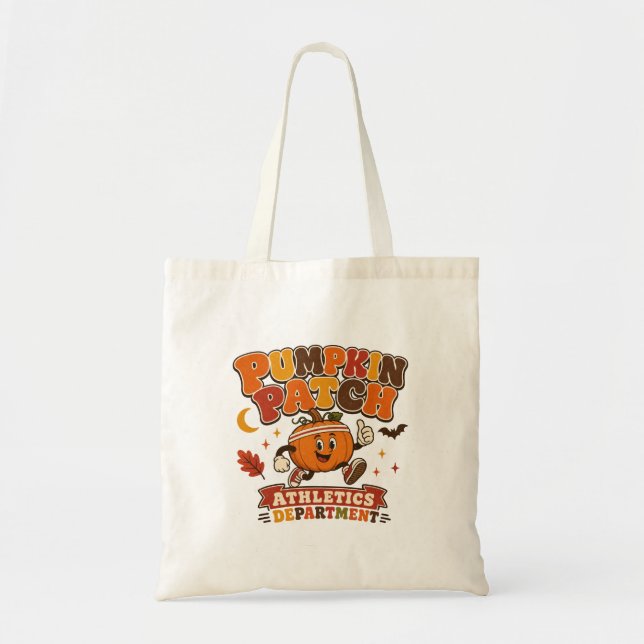 Bolsa Tote Departamento de Atletismo da Pumpkin Patch (Frente)