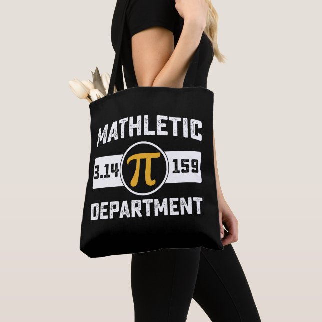 Bolsa Tote Departamento de Matemática Dia do Pi Matemática Vi (Close Up)