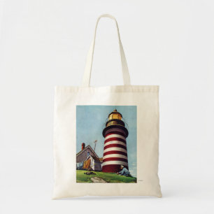 Bolsa Tote Depositário de farol por Stevan Dohanos