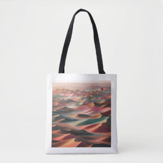 Bolsa Tote Derivas de Tons Terrosos no Deserto