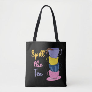 Bolsa Tote Derramar O Chá - Tea Drinker