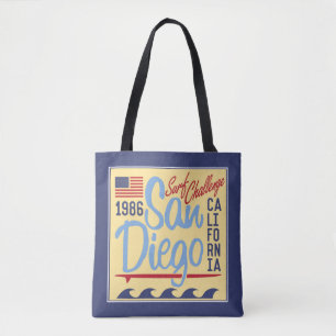 Bolsa Tote Desafio 1986 do surf de San Diego