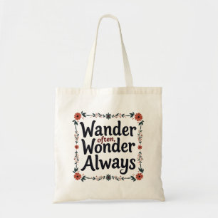 Bolsa Tote Descanso Frequentemente, Maravilha Sempre - Saco d