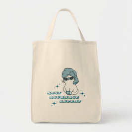 Bolsa Tote Descanso, Recarga, Repetição - Autocuidado e Gatos