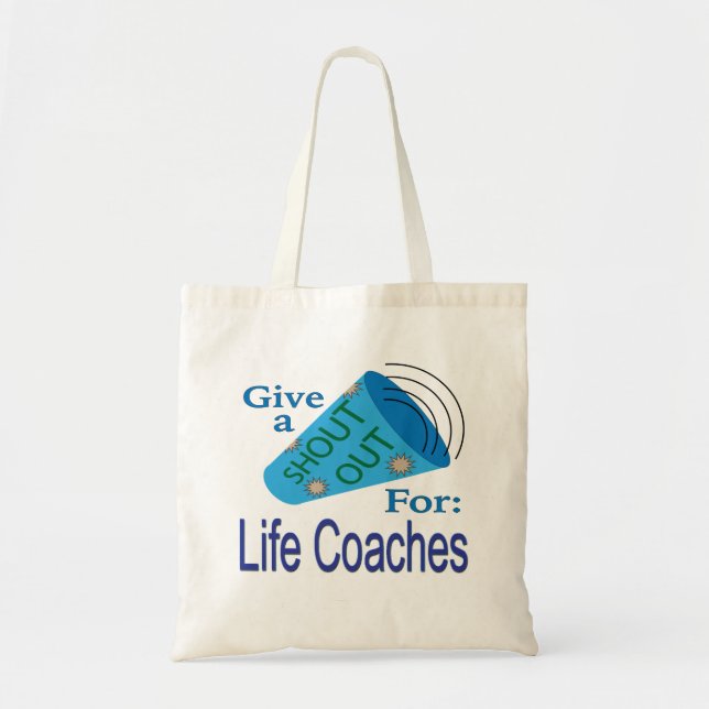 Bolsa Tote Descubra os treinadores de vida (Frente)
