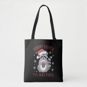 Bolsa Tote Desculpem Papais noeis que eu fui Feral Christmas