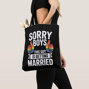 Bolsa Tote Desculpem Rapazes Este Cara Está Casando Orgulho L