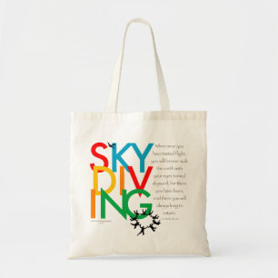 Bolsa Tote Desejo de Skydiving