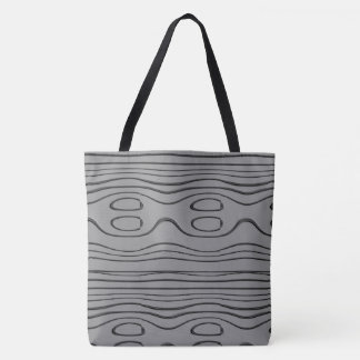 Bolsa Tote DESENHAR MODERN-abstrato-preto-cinza-profundo