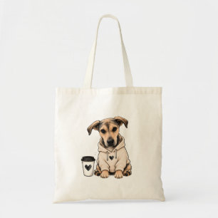 Bolsa Tote Desenho Animado de Cachorrinho Adorável