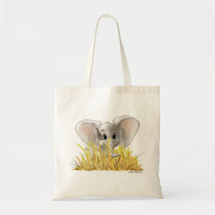 Bolsa Tote Desenho Animado de Elefante Bebê Fofo
