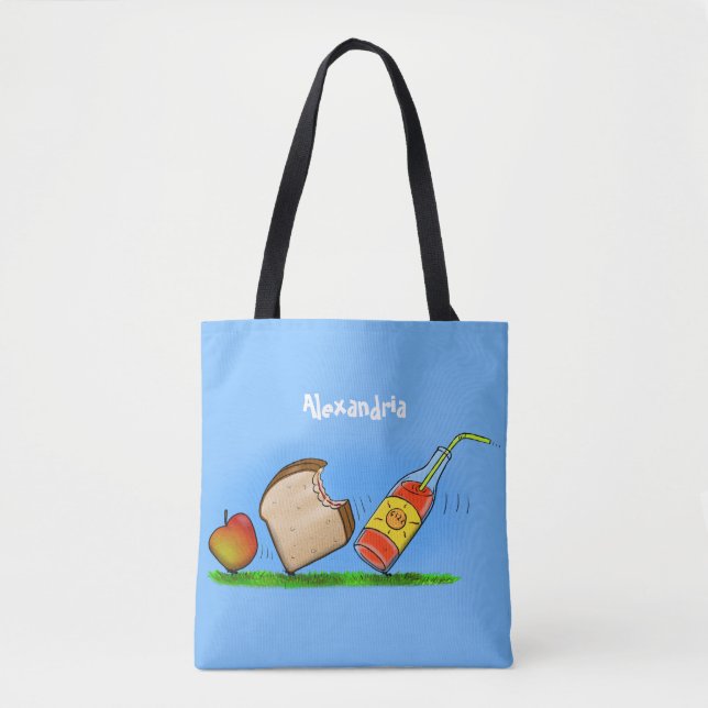 Bolsa Tote Desenho animado de formigas engraçadas (Frente)