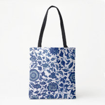 Desenho Azul e Branco