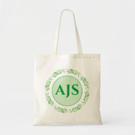 Bolsa Tote Desenho Circular Monogramado Elegante.