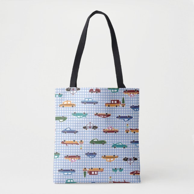 Bolsa Tote Desenho De Carro Bonito: Simples E Sem Olhos (Frente)