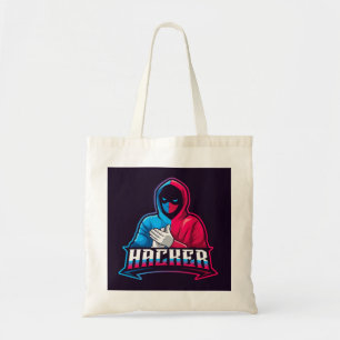 Bolsa Tote Desenho de Cartoon de Hacker legal