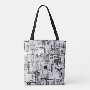 Bolsa Tote Desenho de Circuito Urbano Digital