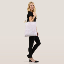 Bolsa Tote Desenho de Crisântemos Rosa com Nome