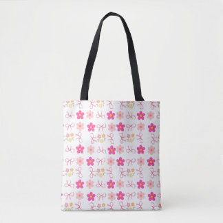 Bolsa Tote Desenho de flores