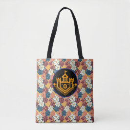 Bolsa Tote desenho de flores por toda parte