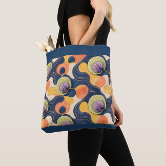 Bolsa Tote Desenho de Folhas de Outono