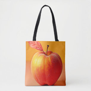 Bolsa Tote Desenho de Perfeição do Pêssego Dourado