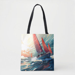 Bolsa Tote Desenho de pintura de Abstrato