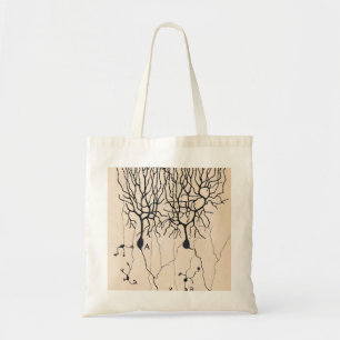 Bolsa Tote Desenho De Vintage Neuron Por Santiago Ramón y Ca